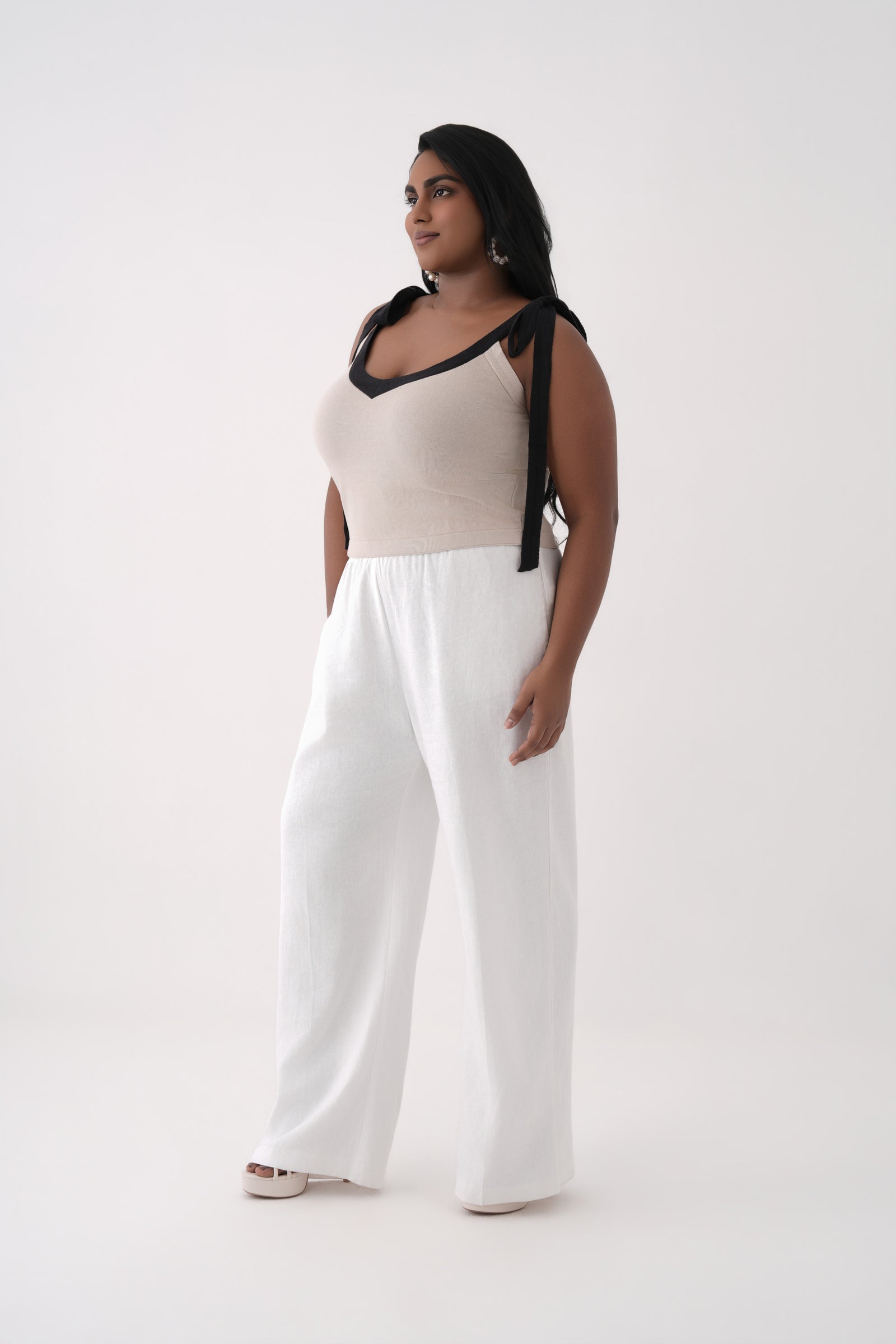 Knitted Tie-up Top