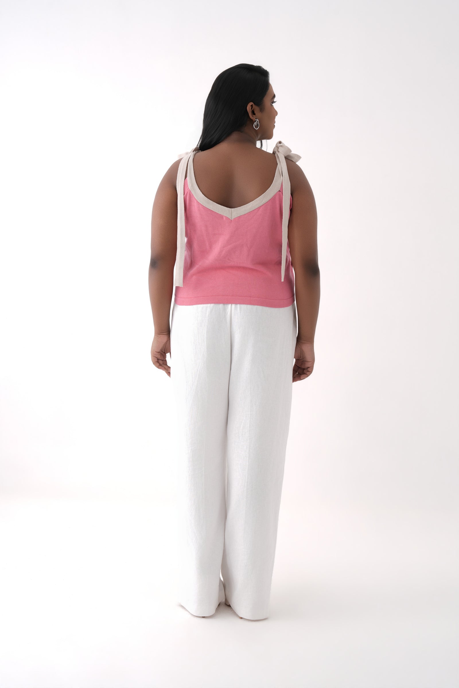 Knitted Tie-up Top