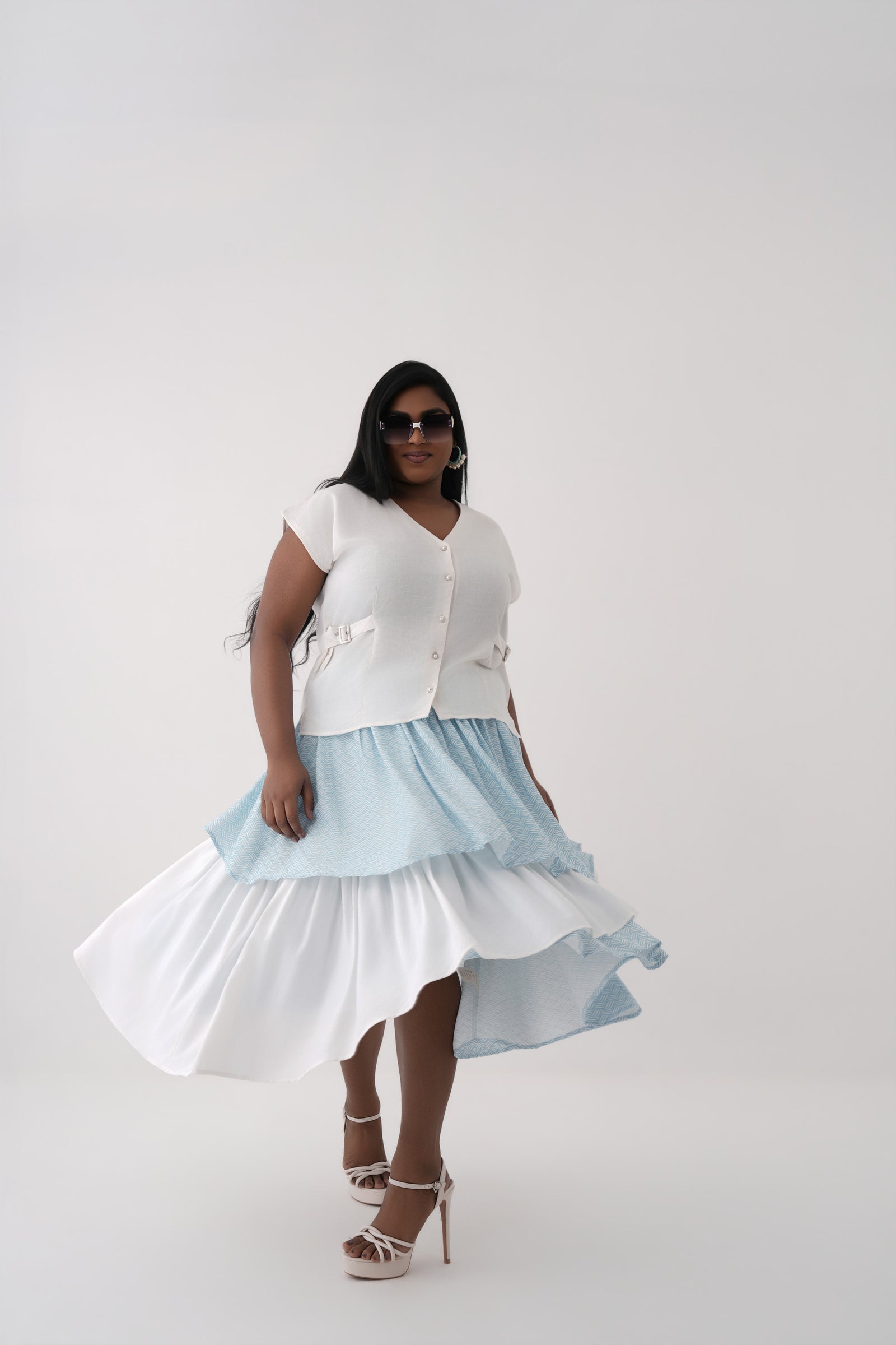 Seafoam Skirt Set