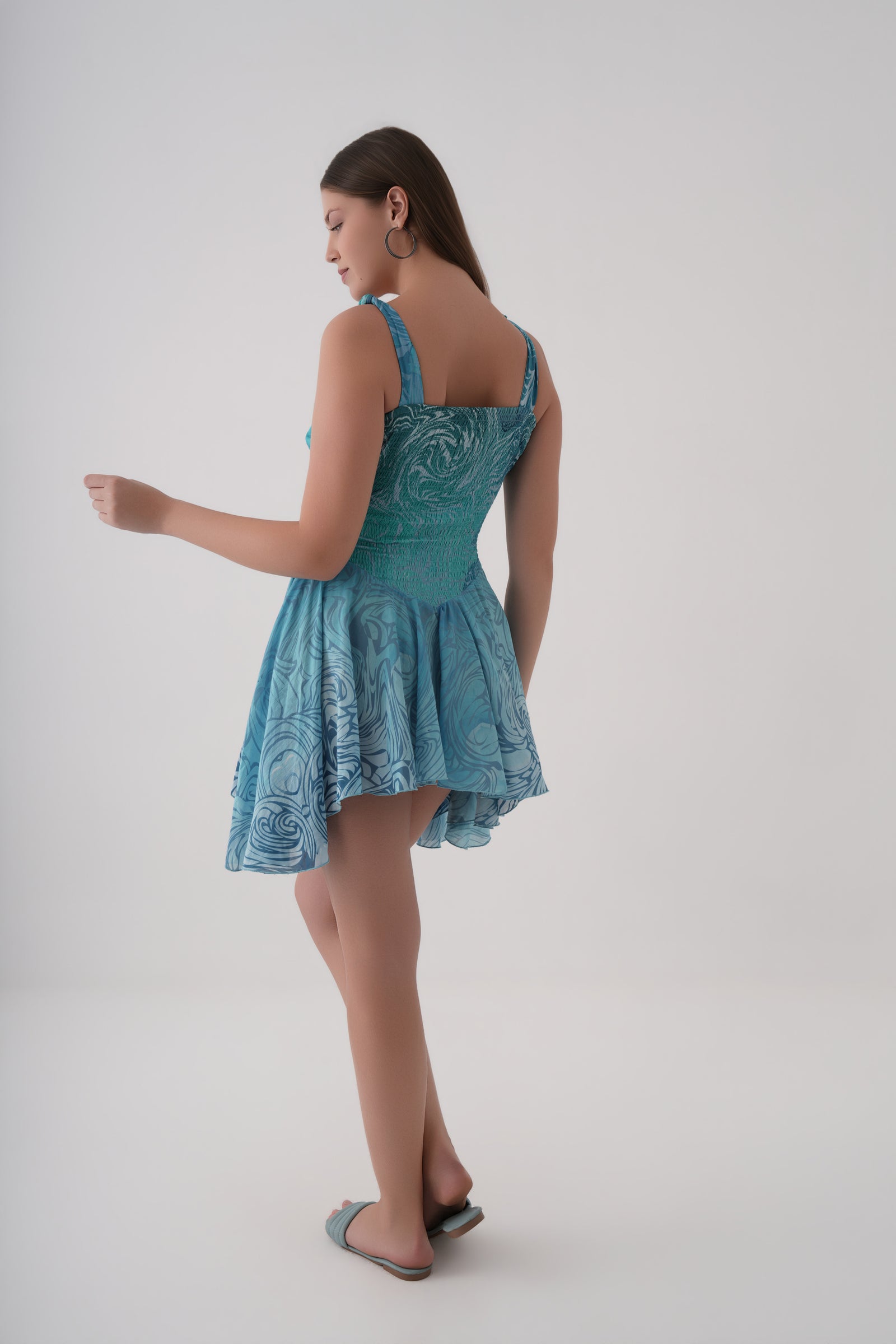 Whirl of Waves Dress