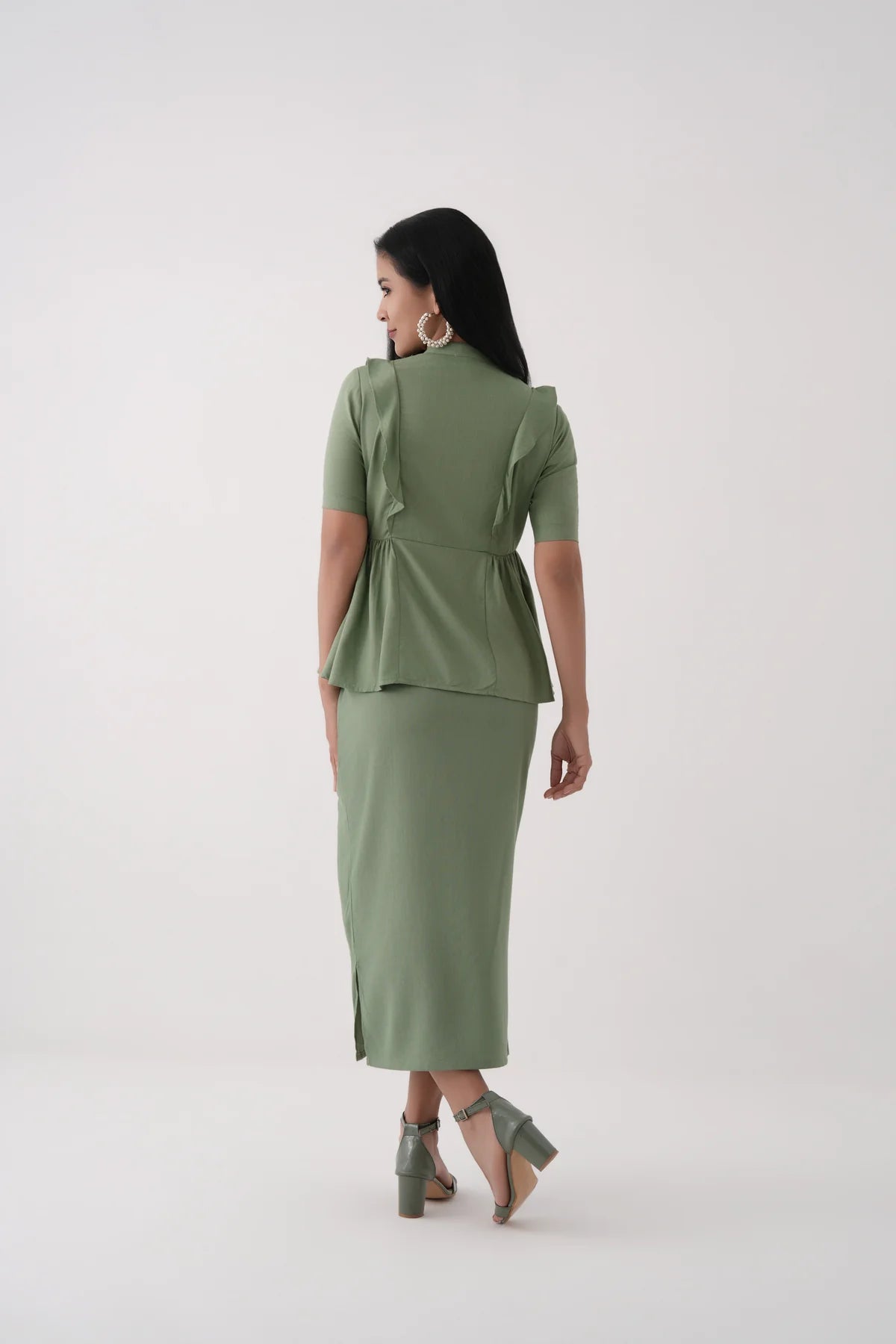 Structured Peplum Top
