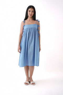 Tassel Straps Midi Dress