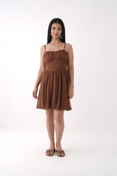 Bubble Hem Corset Dress