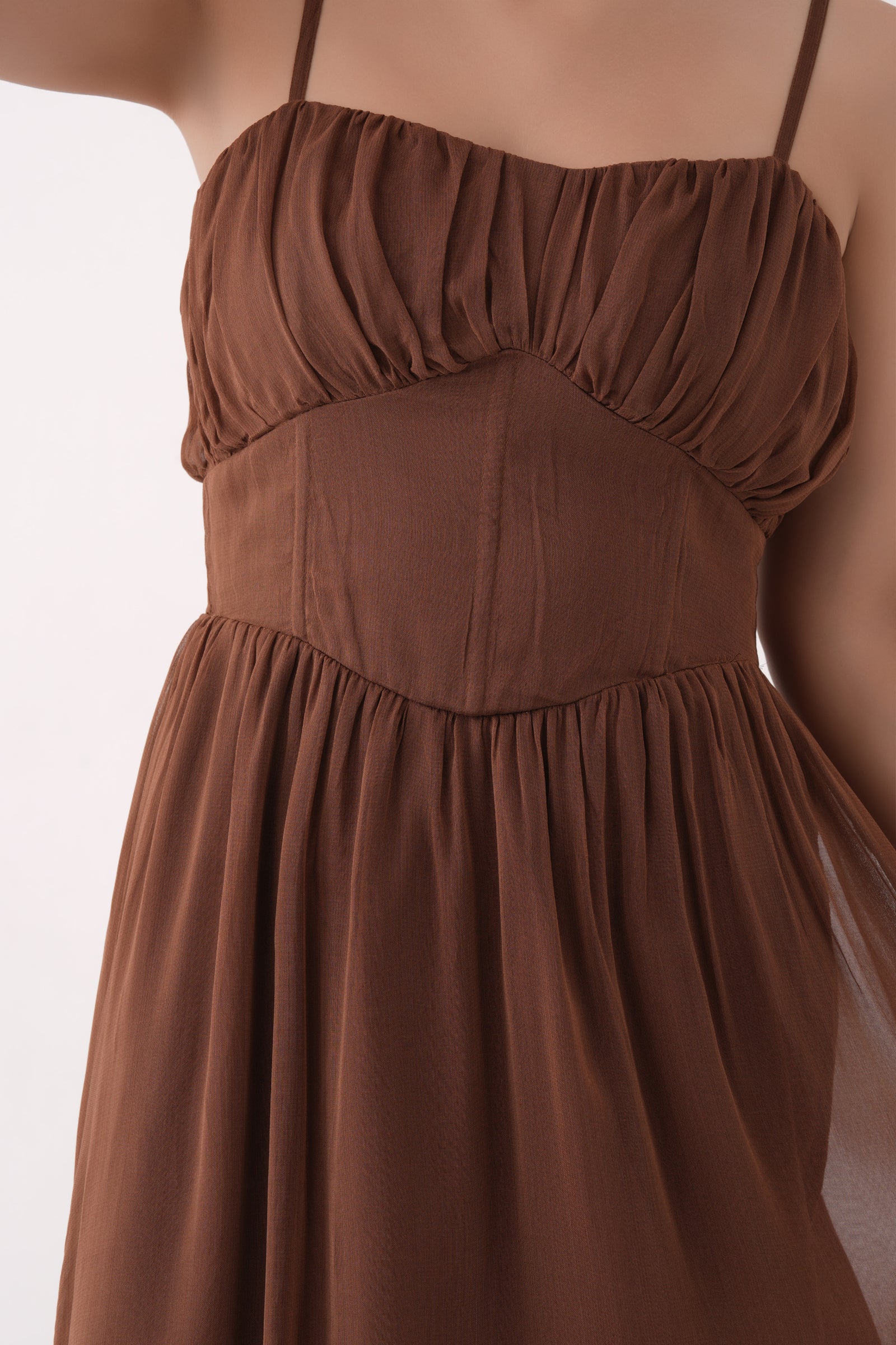Bubble Hem Corset Dress