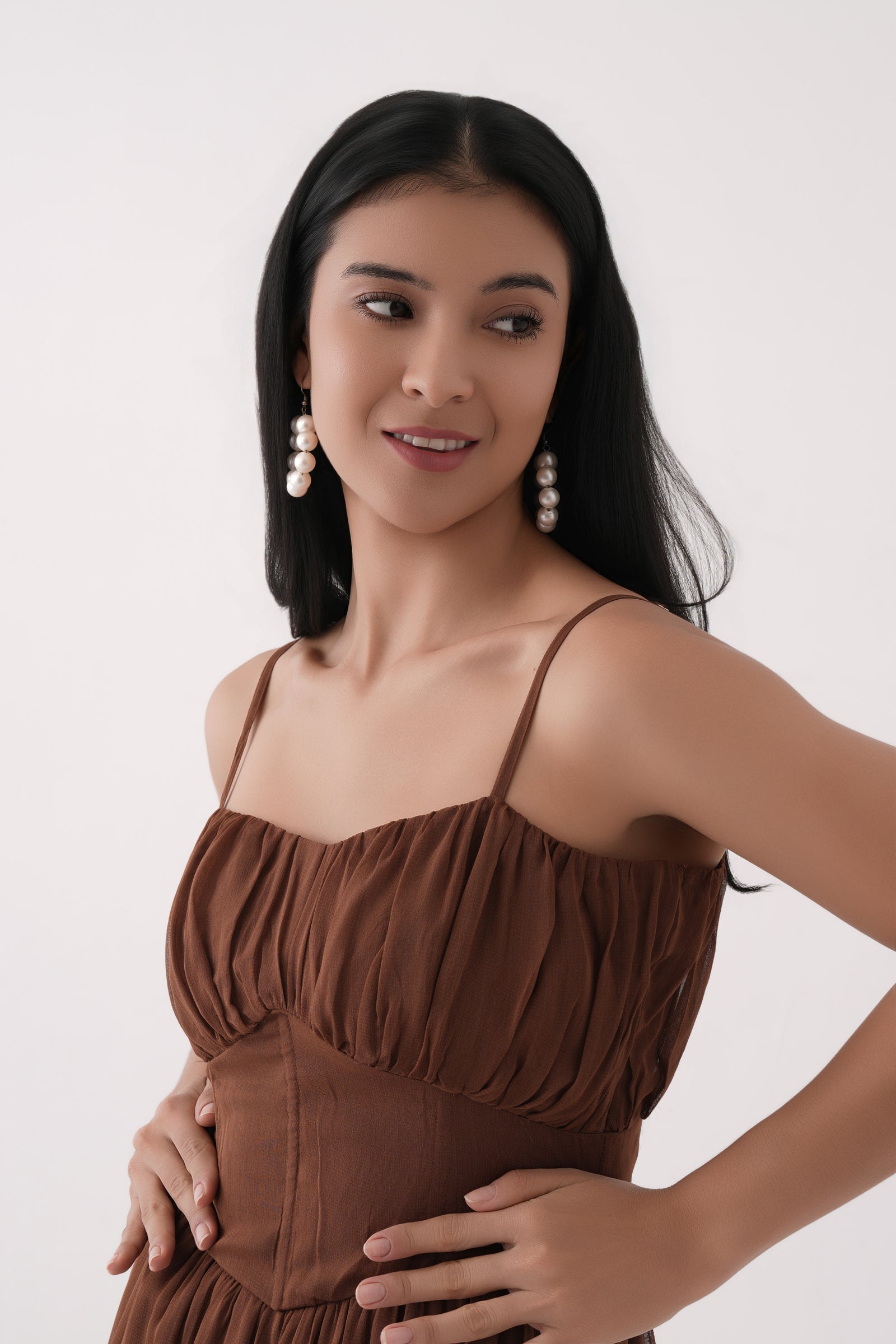 Bubble Hem Corset Dress