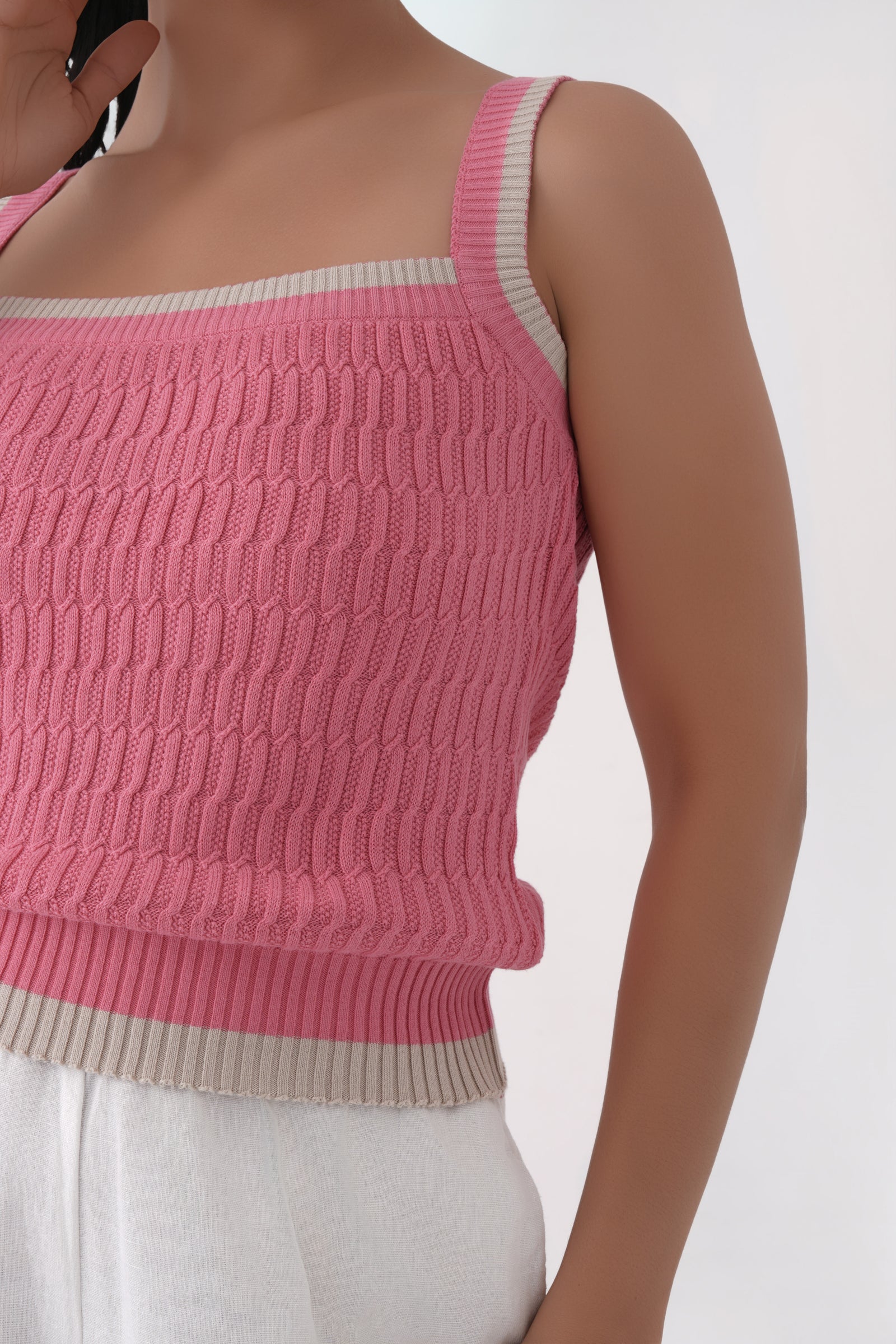 Cable Knit Tank Top