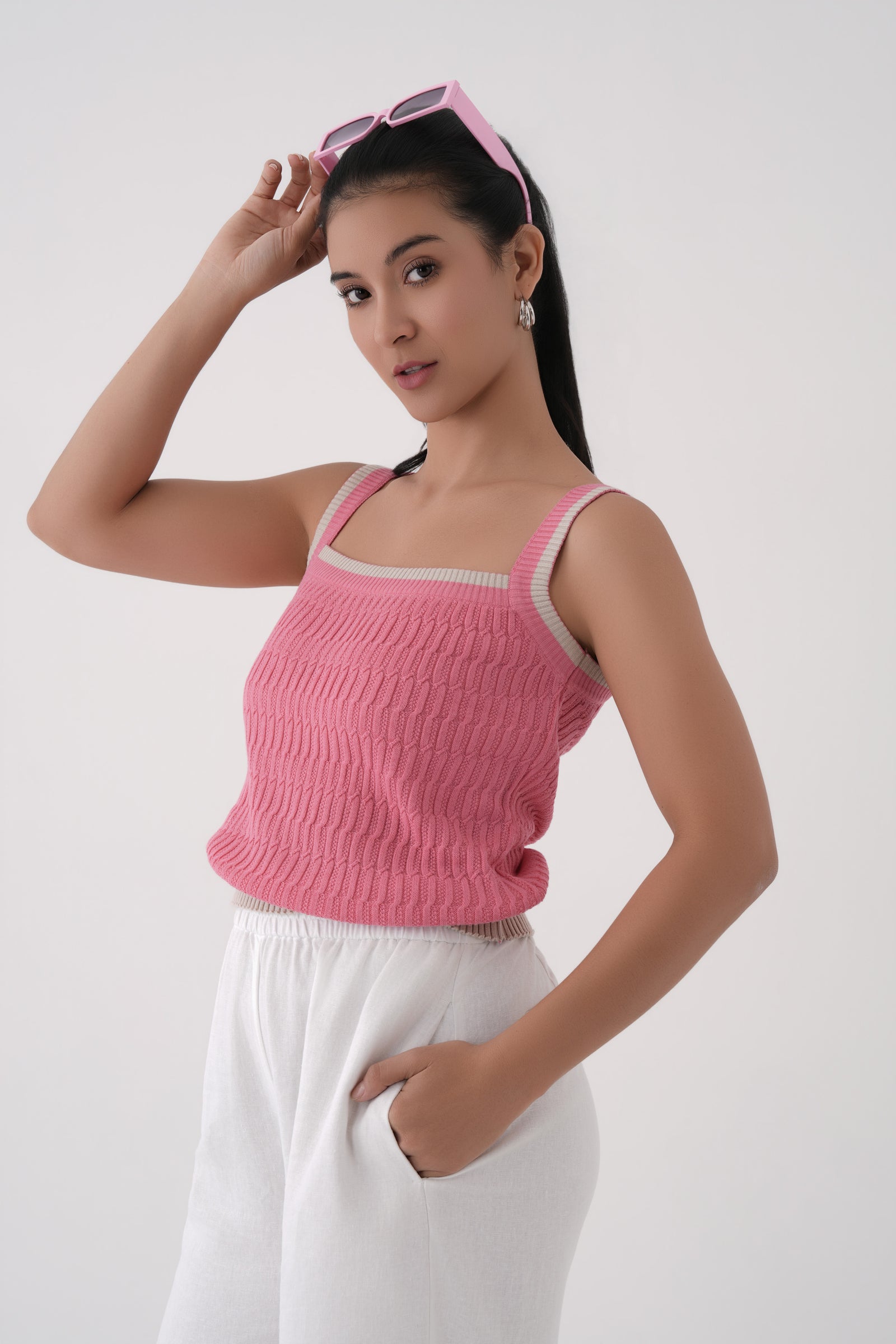 Cable Knit Tank Top
