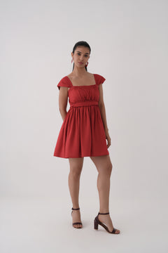 Ruched Bodice Dress