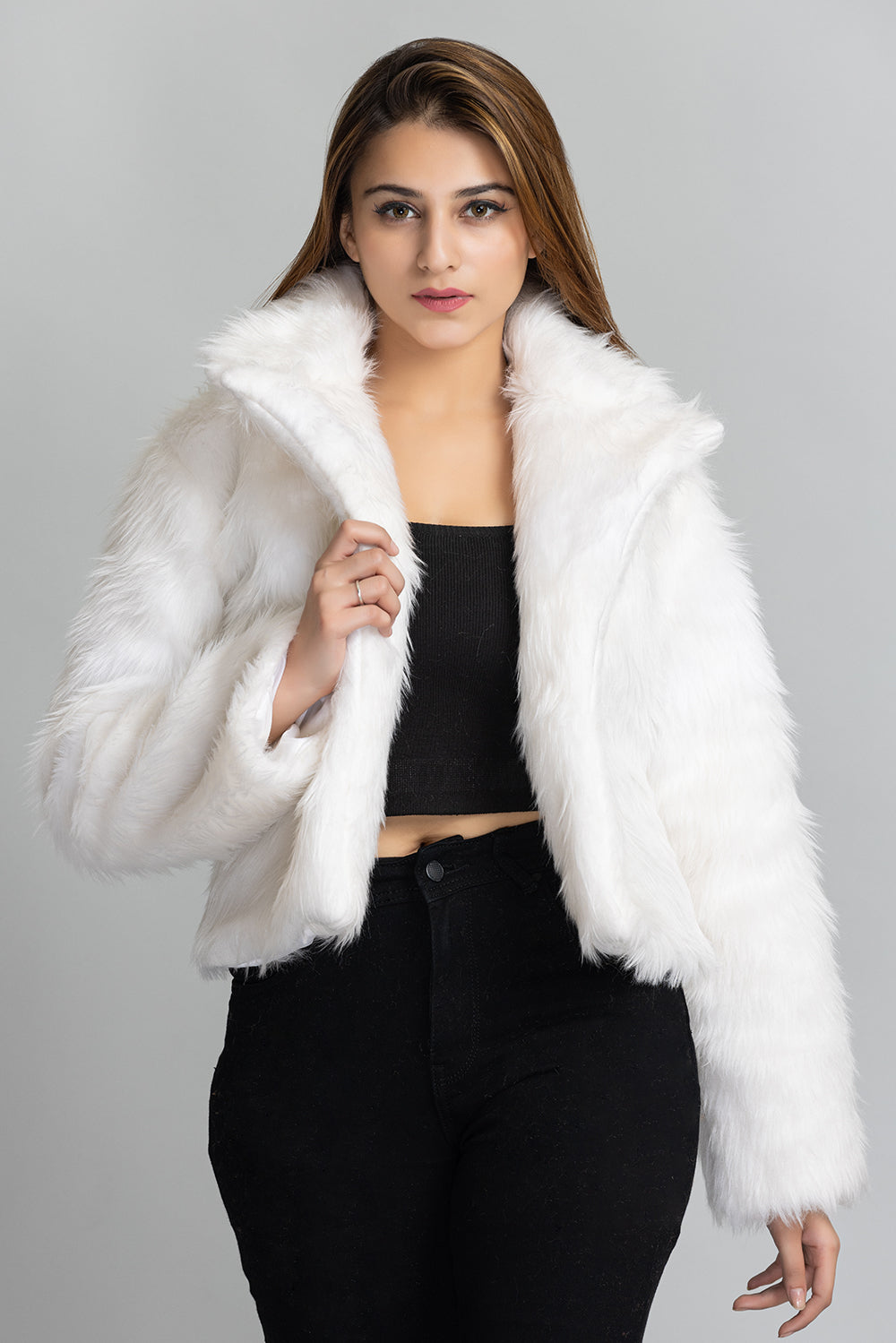 Fur Jacket - White
