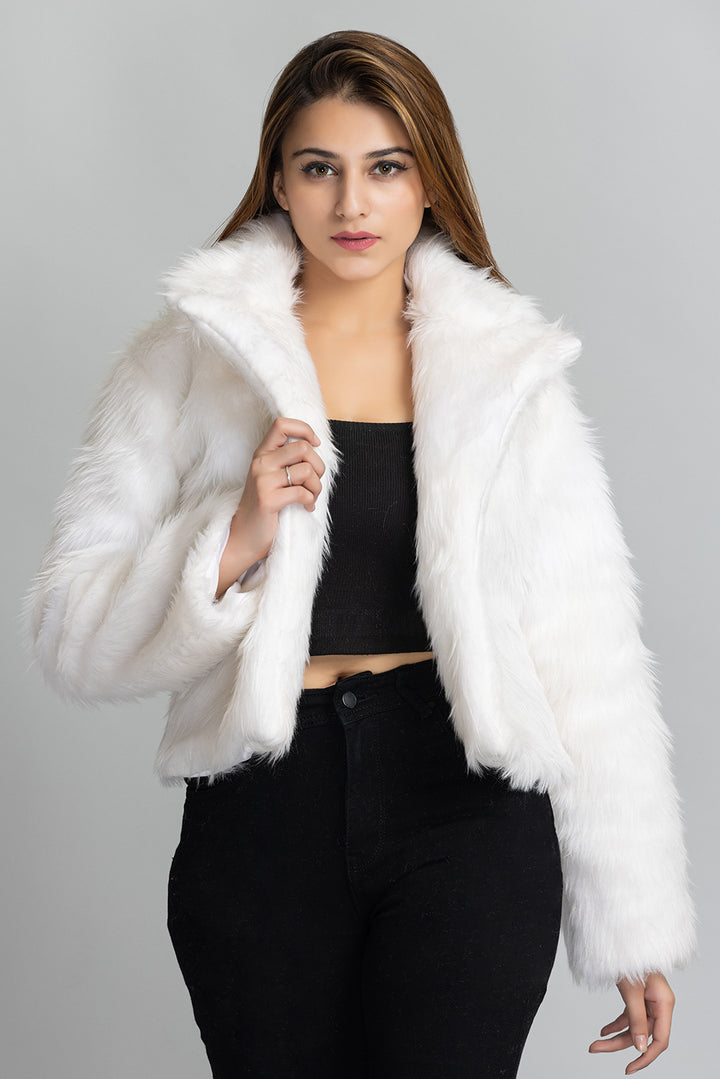 Fur Jacket - White