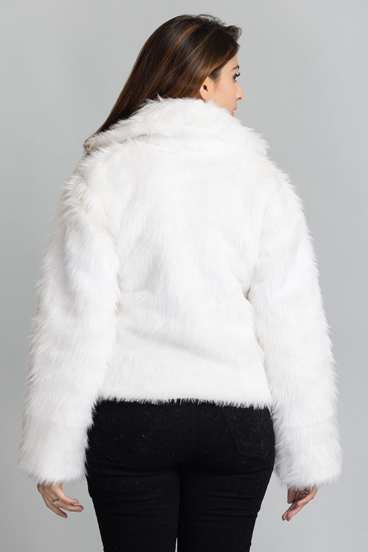 Fur Jacket - White