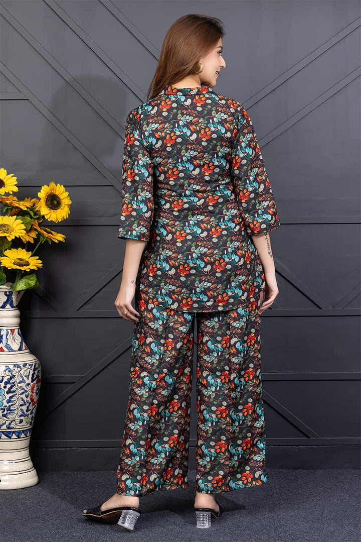 Monica Recline Set(Floral Black)