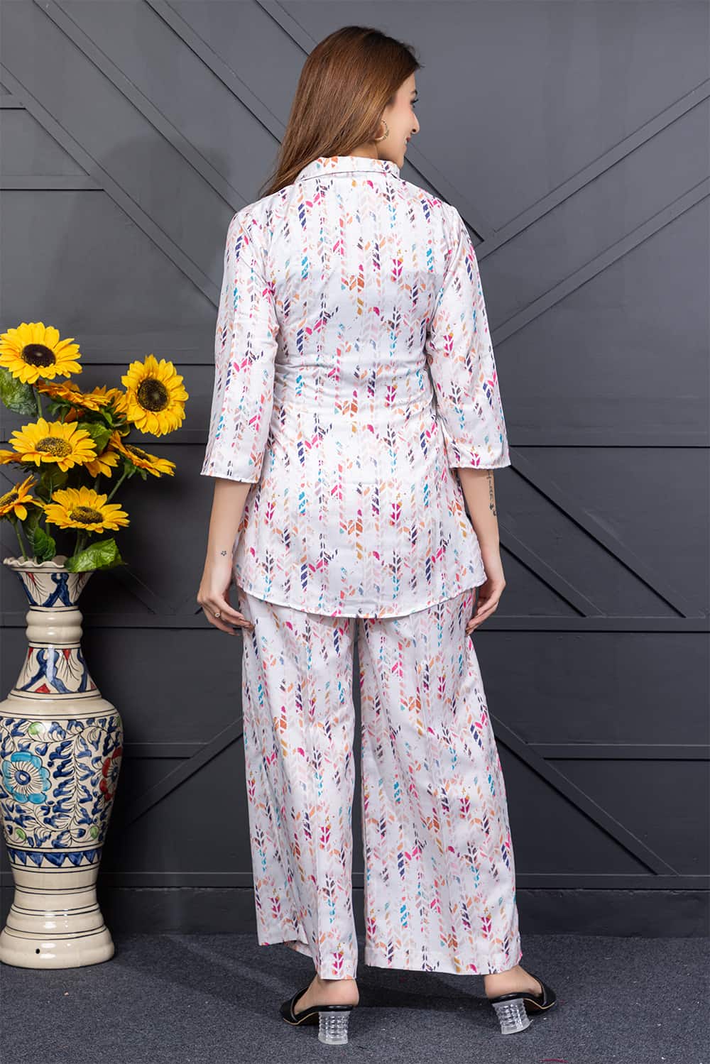 Monica Recline Set(Off White)