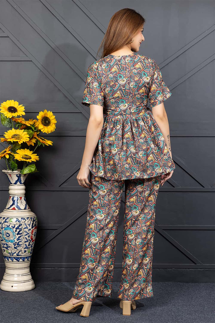 Angelina Co-ord Set(Traditional Yellow)