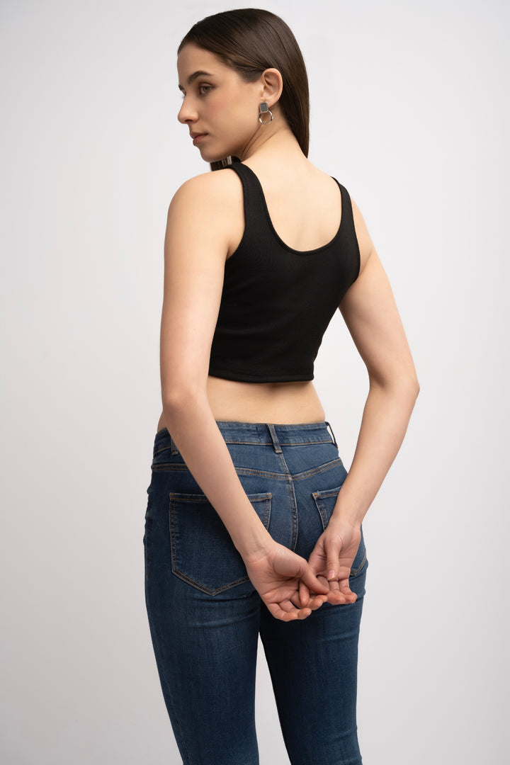 Zykaz Signature Solid Crop Top