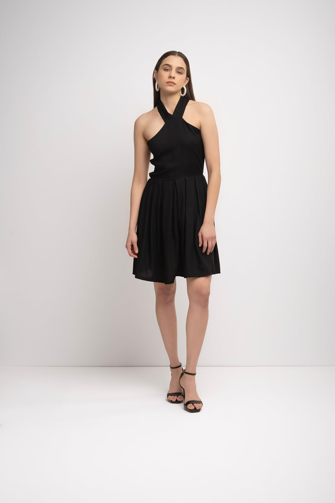 Halter Neck Backless Dress