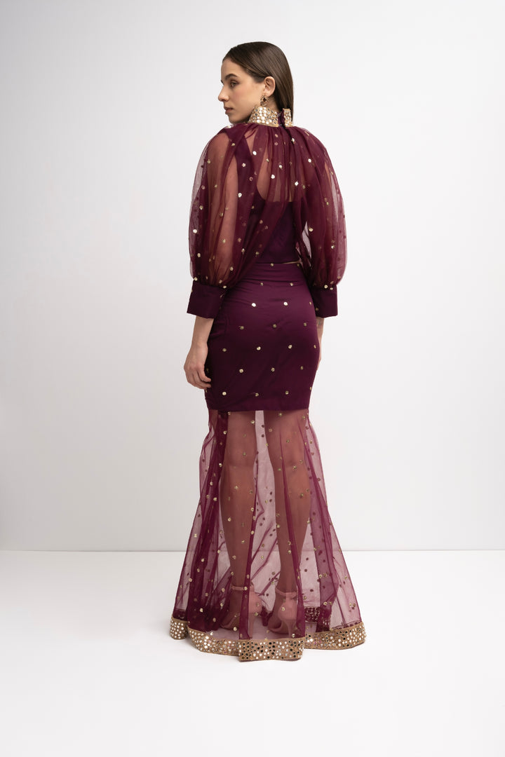 Indo Western Netted Set