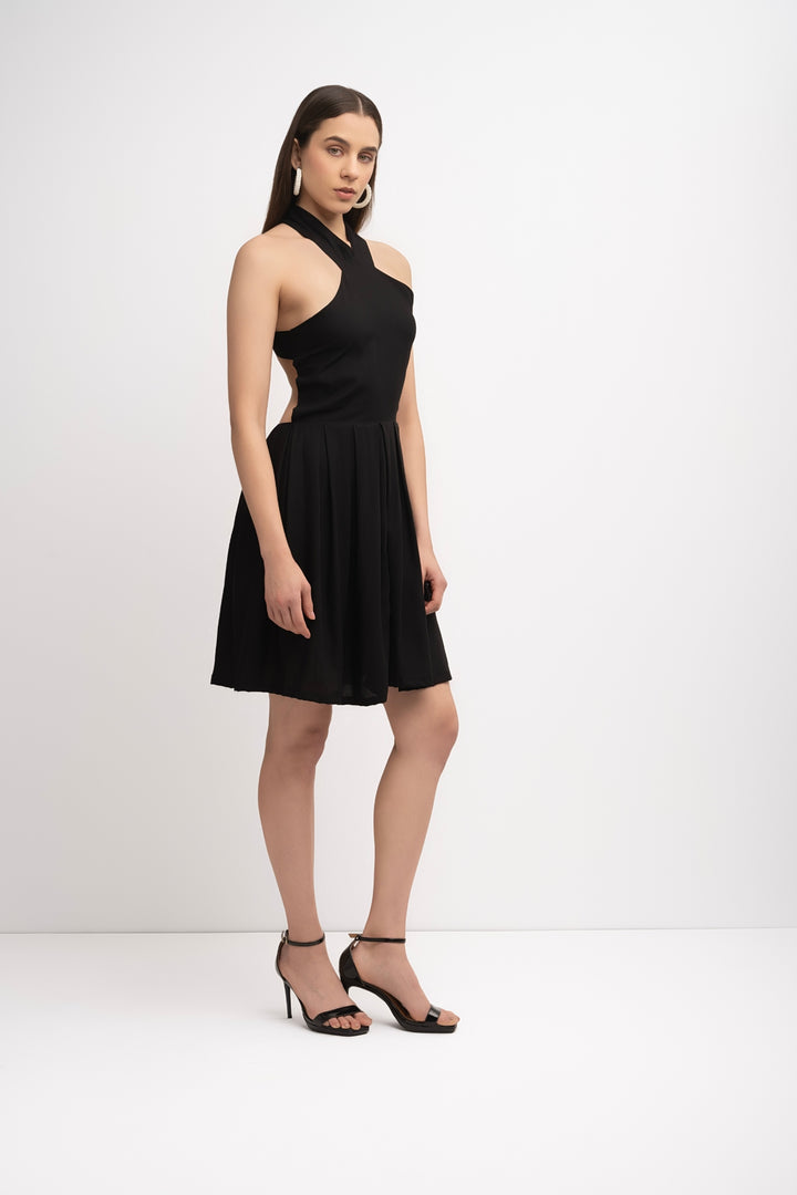 Halter Neck Backless Dress