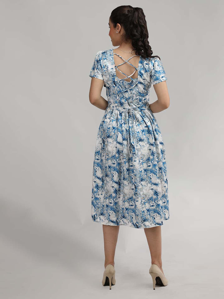 English Long Floral Dress