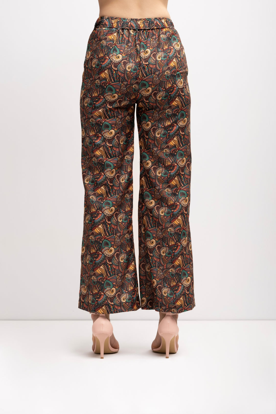 Brown Pleated Co-Ord Set
