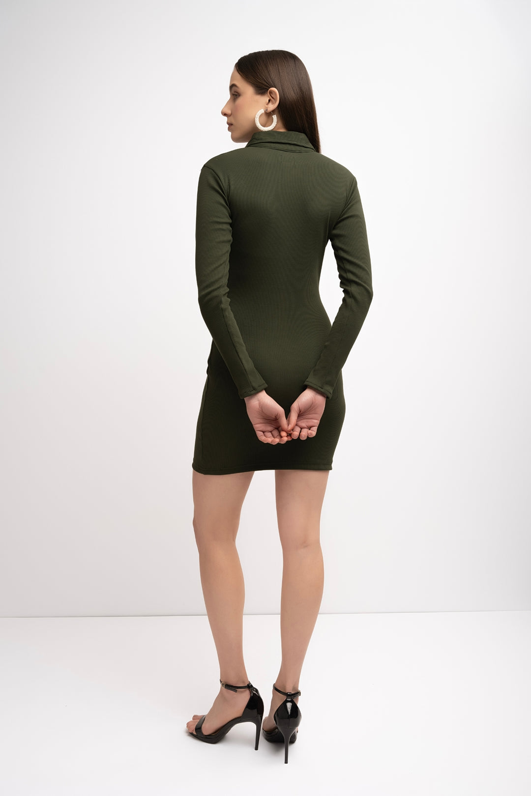 Zykaz Bodycon Full Sleeve Dress For Women