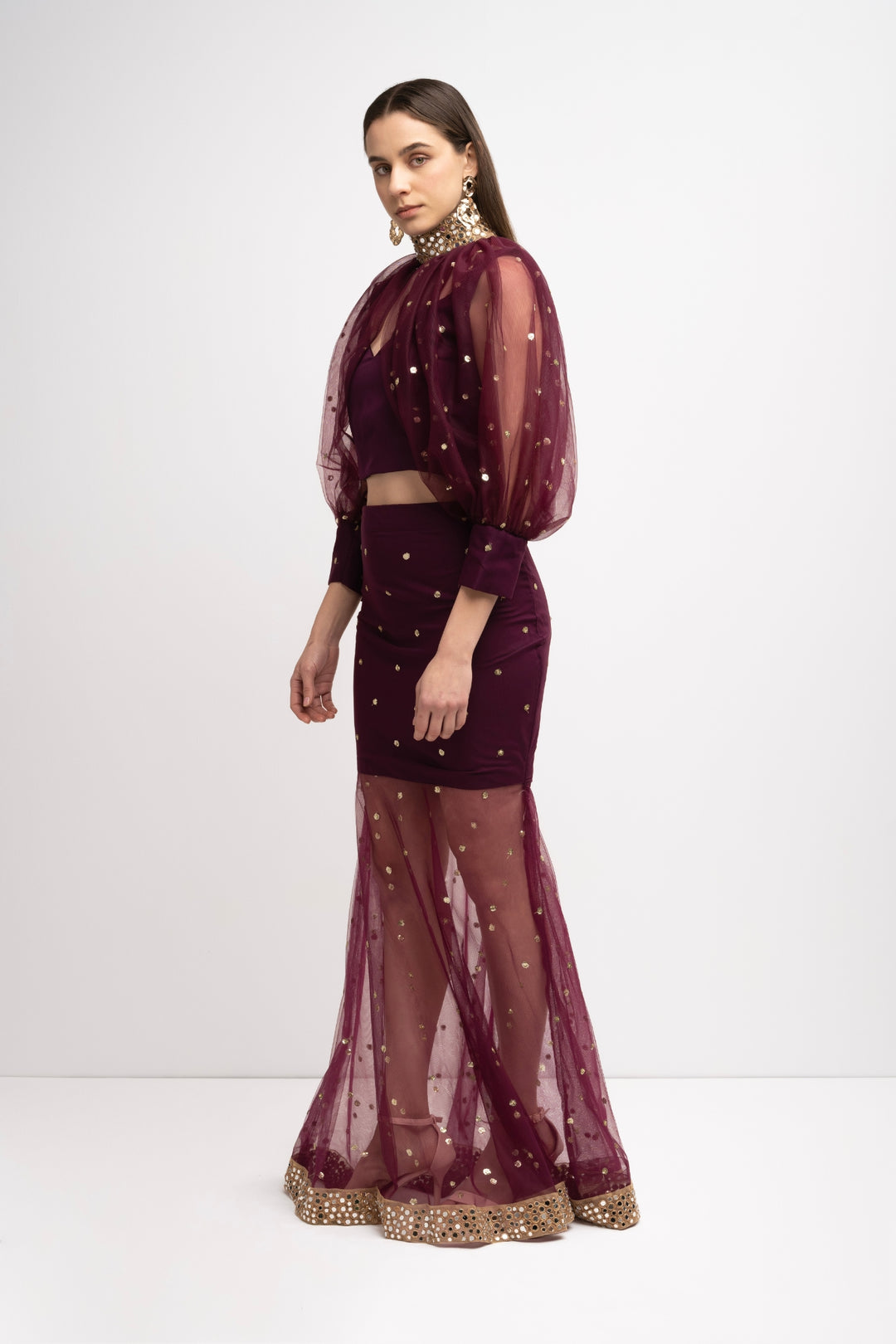 Indo Western Netted Set