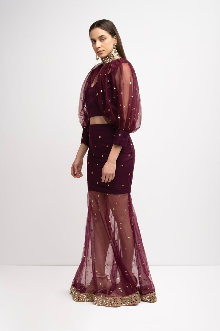 Indo Western Netted Set