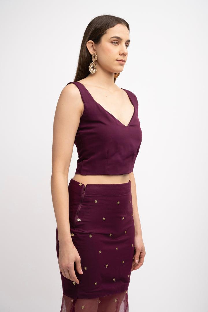Indo Western Netted Set