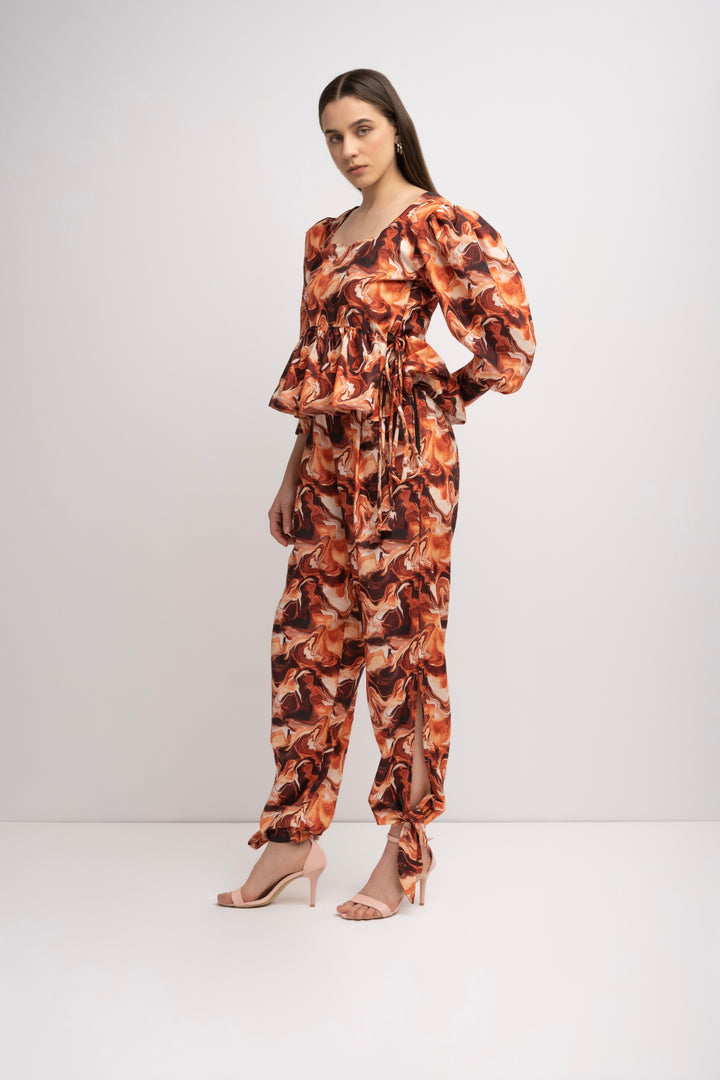 Pleated Top Co-Ord Set