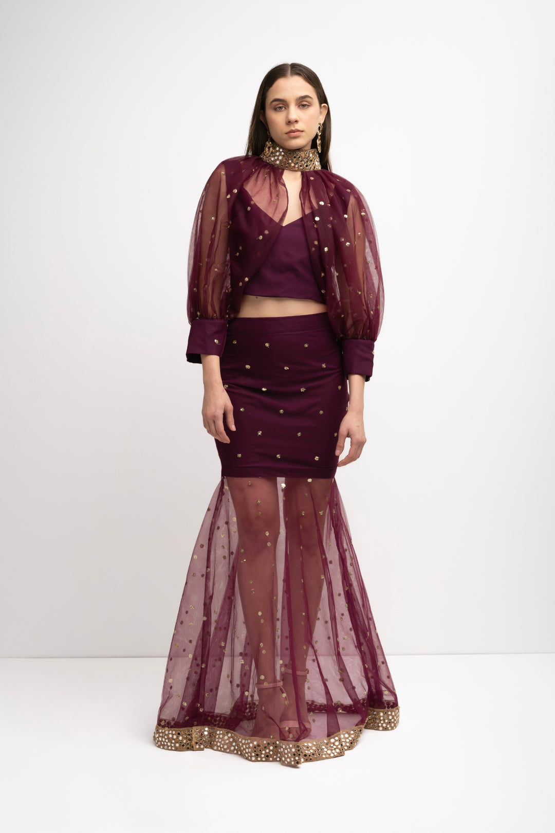 Indo Western Netted Set