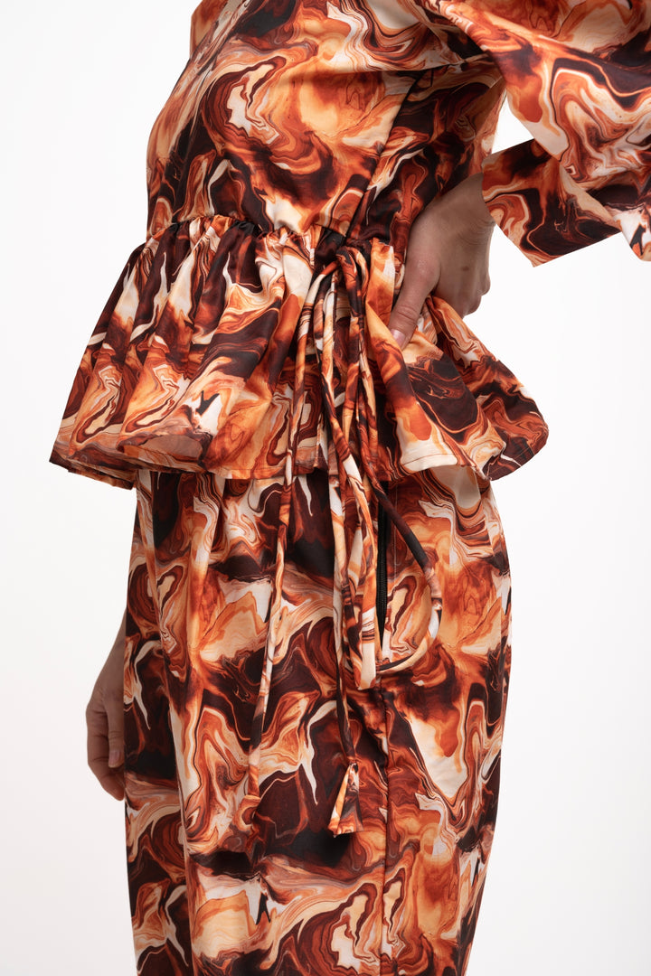 Pleated Top Co-Ord Set