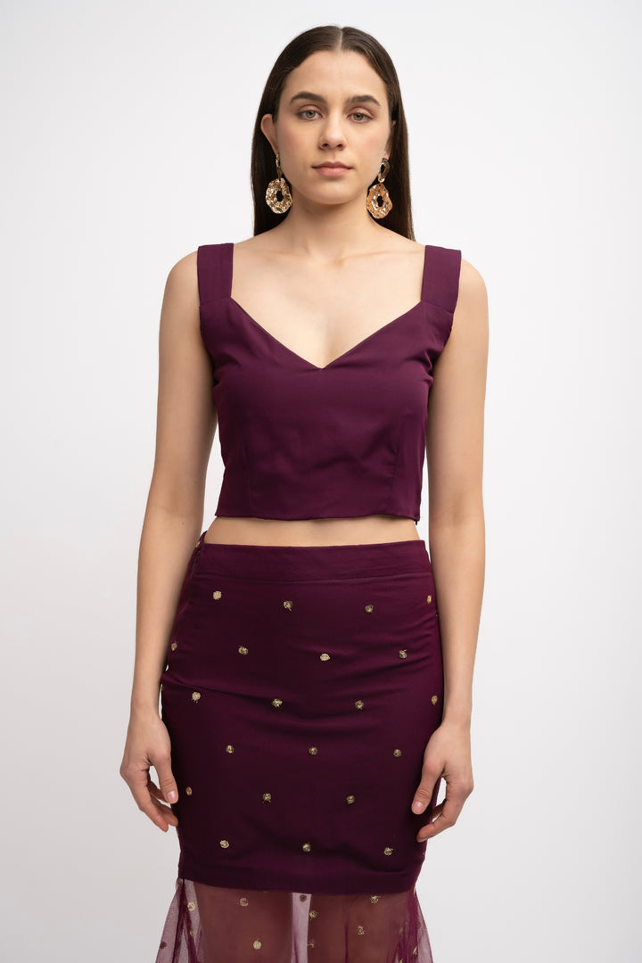 Indo Western Netted Set