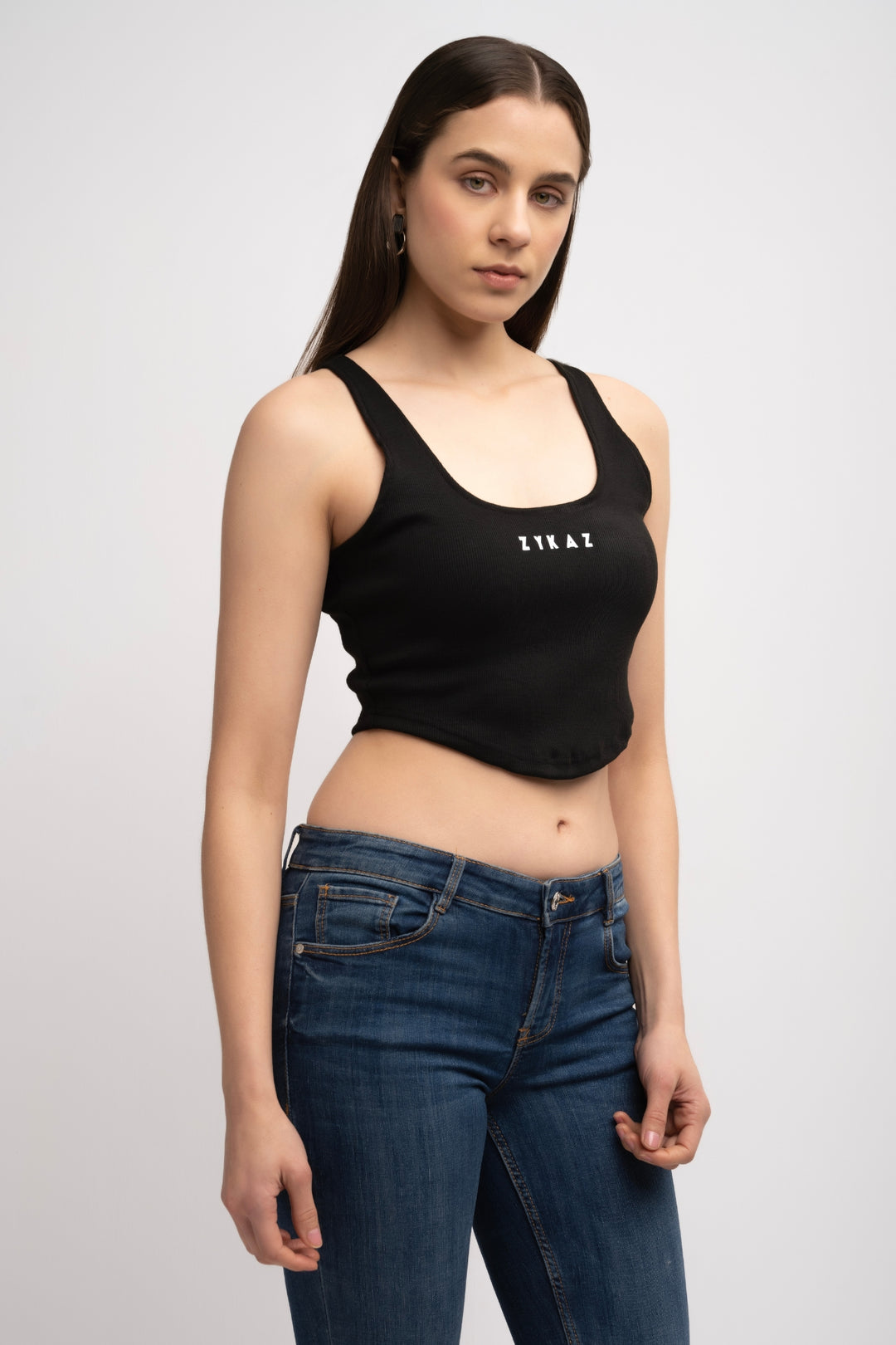 Zykaz Signature Solid Crop Top