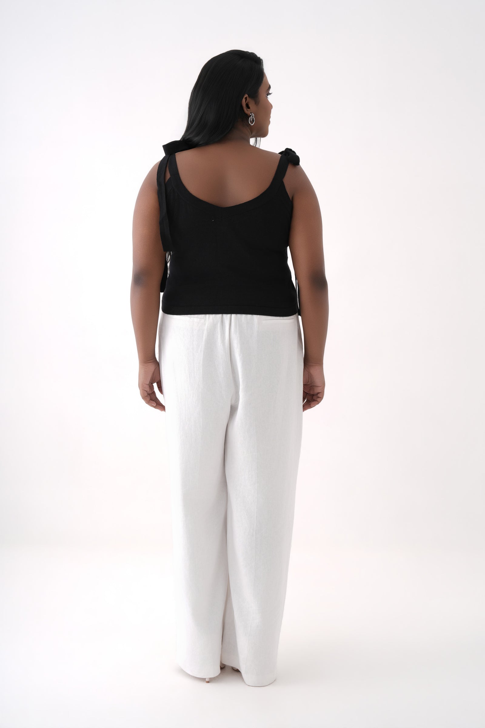 Knitted Tie-up Top