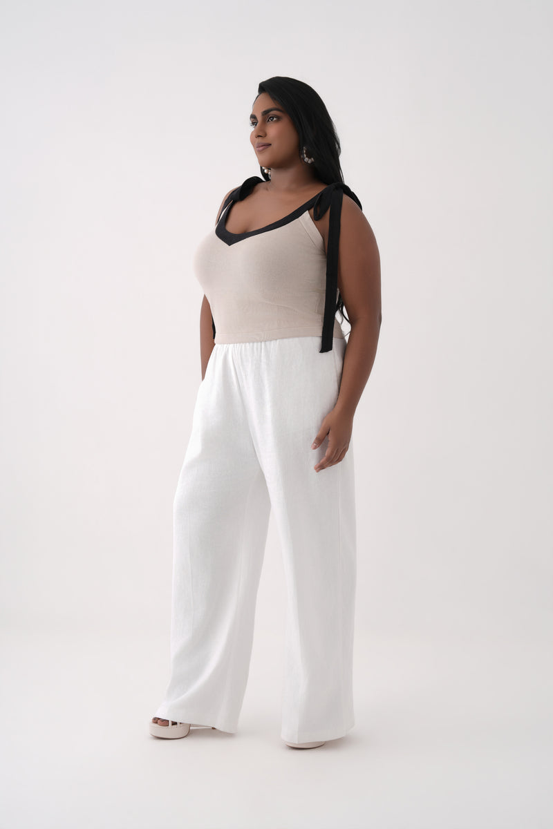 Knitted Tie-up Top