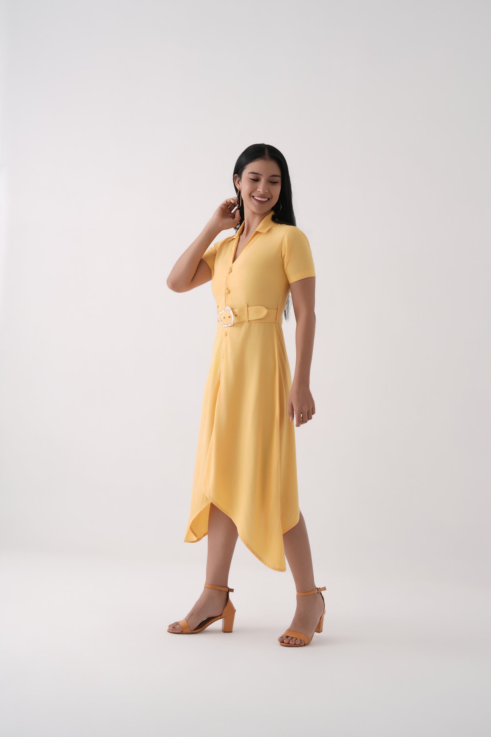 Asymetrical Shirt Dress