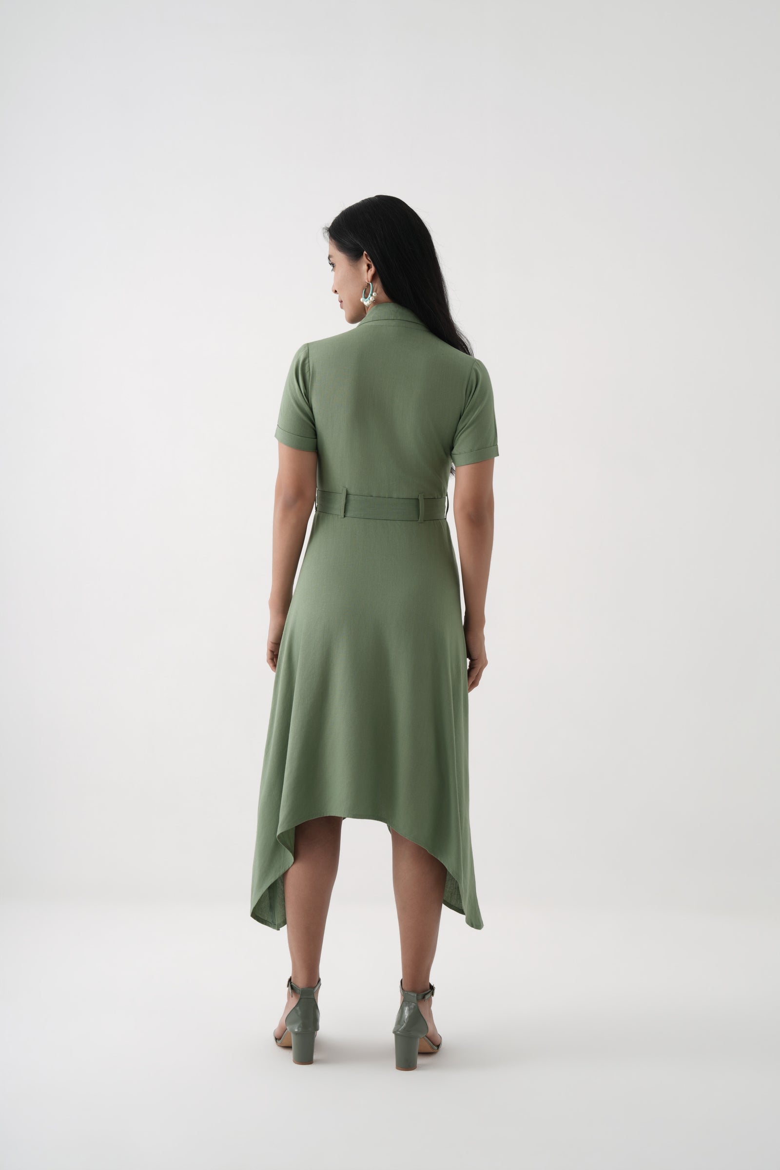 Asymetrical Shirt Dress