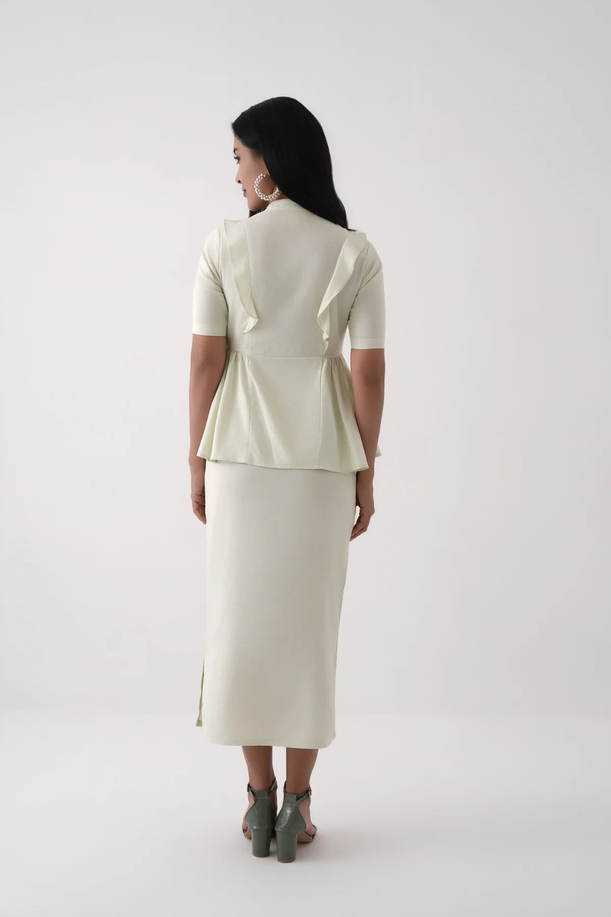 Structured Peplum Top