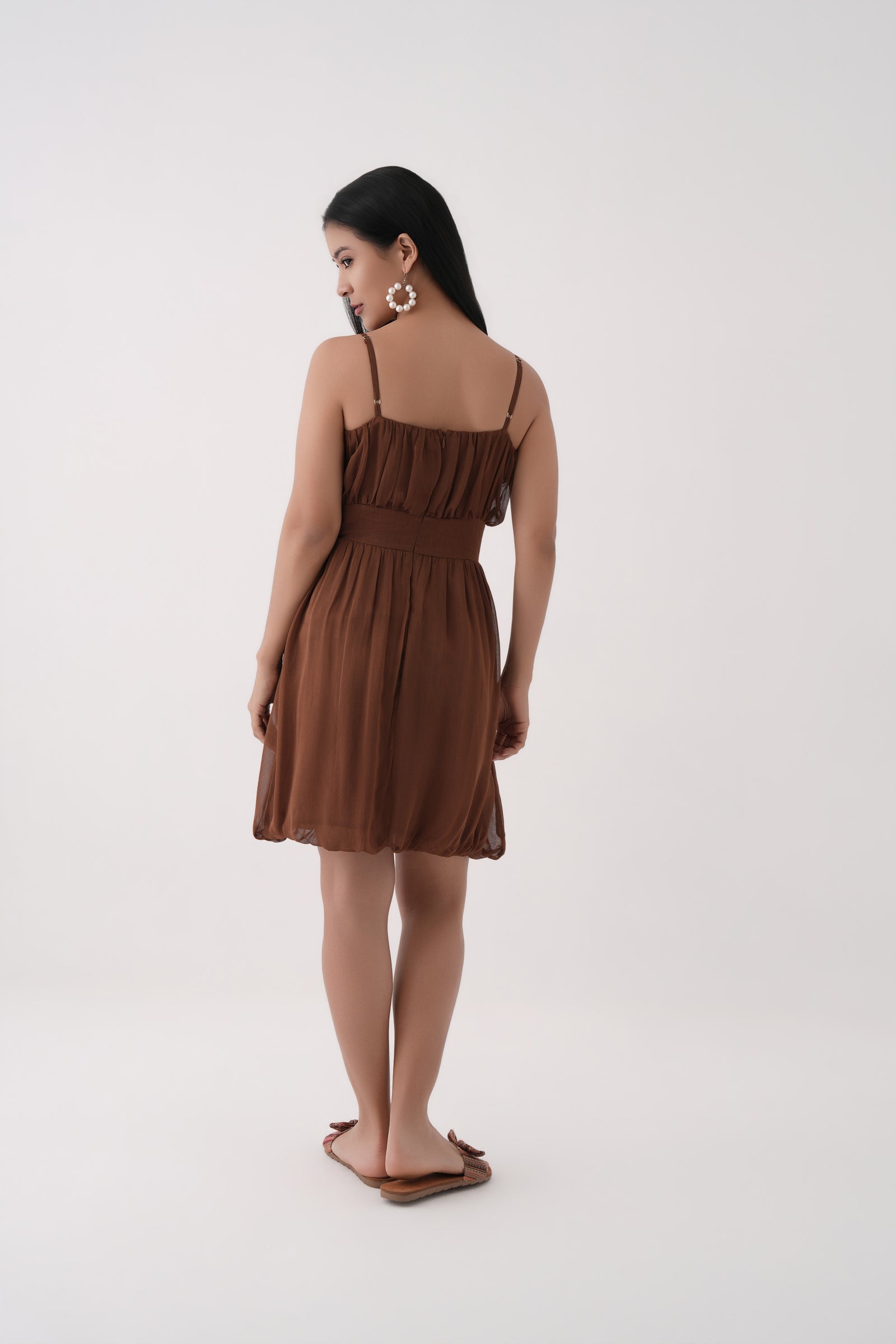 Bubble Hem Corset Dress
