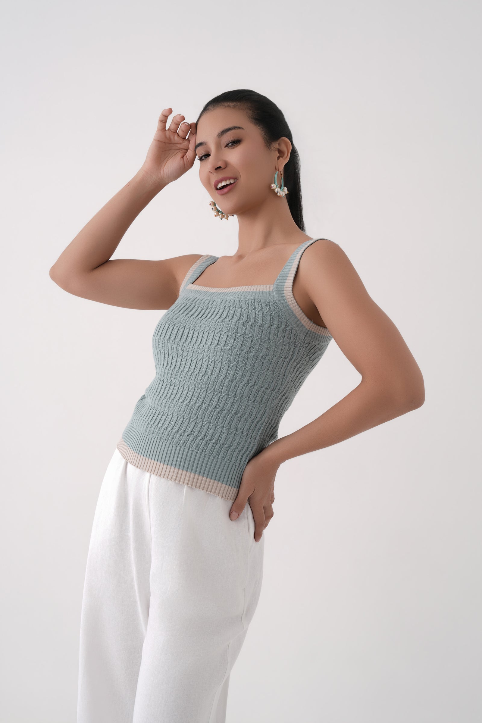 Cable Knit Tank Top