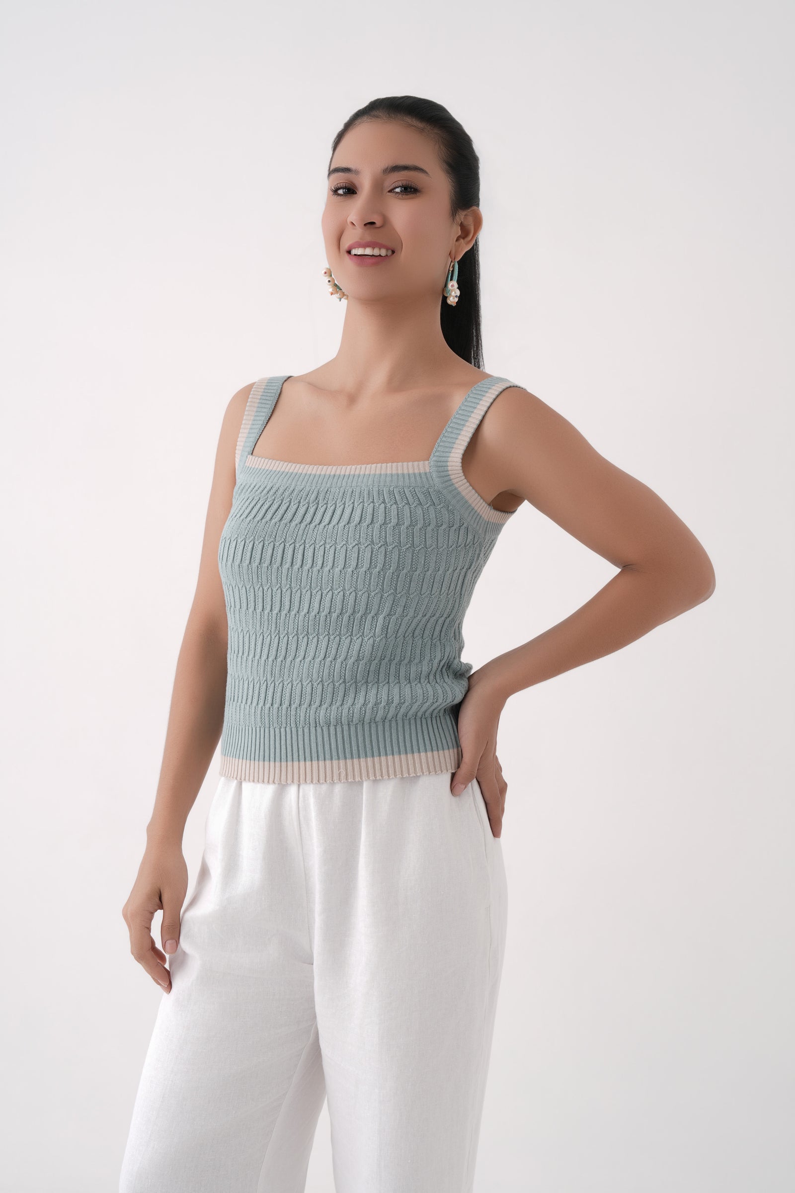 Cable Knit Tank Top