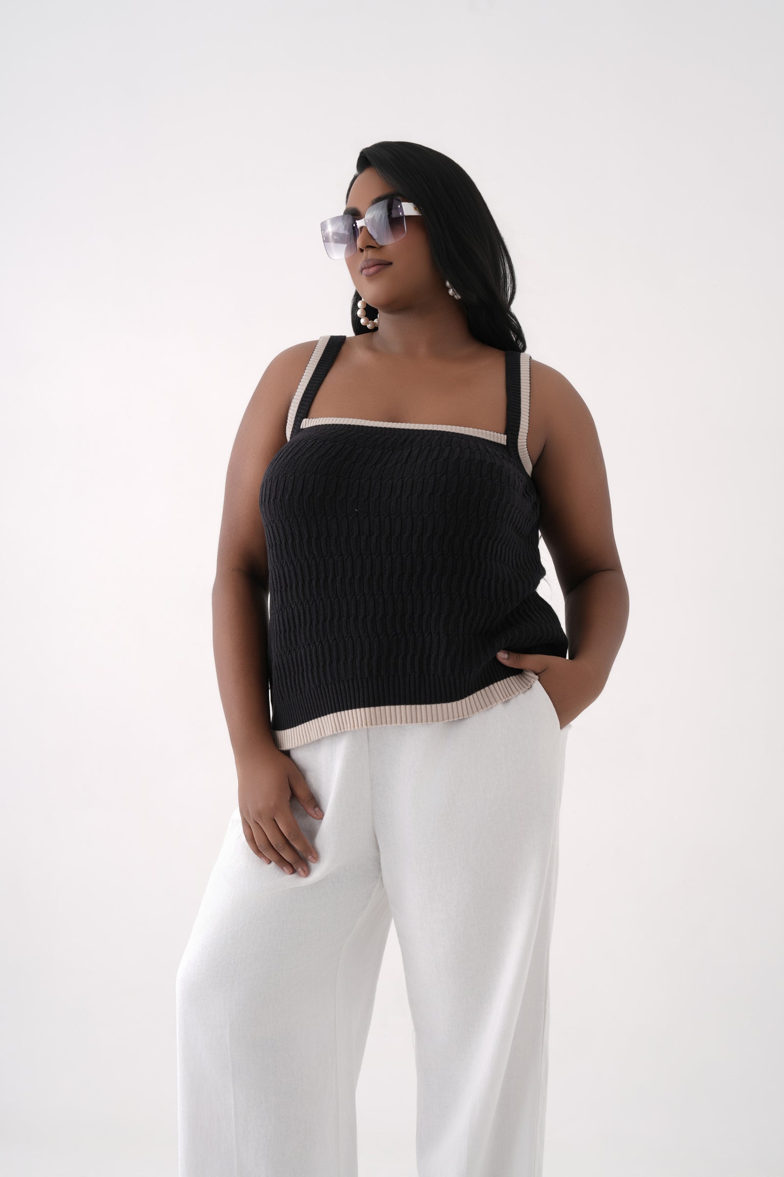 Cable Knit Tank Top