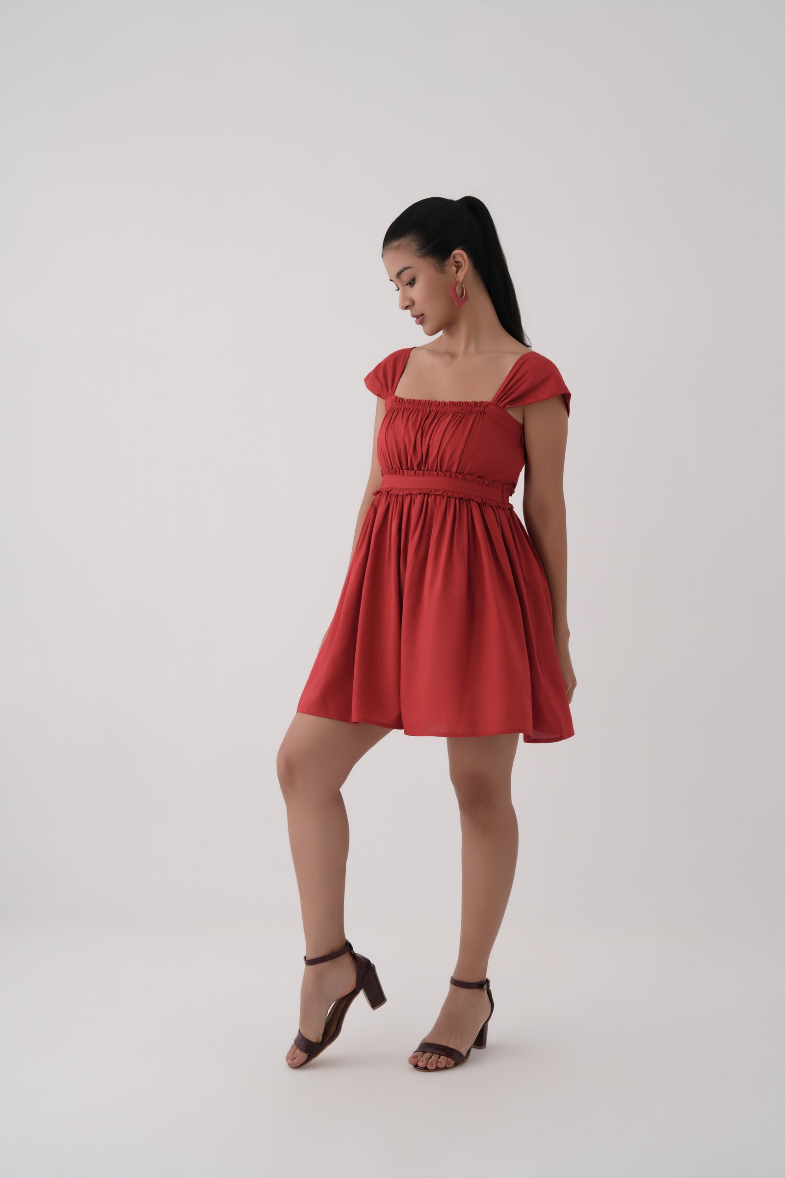 Ruched Bodice Dress
