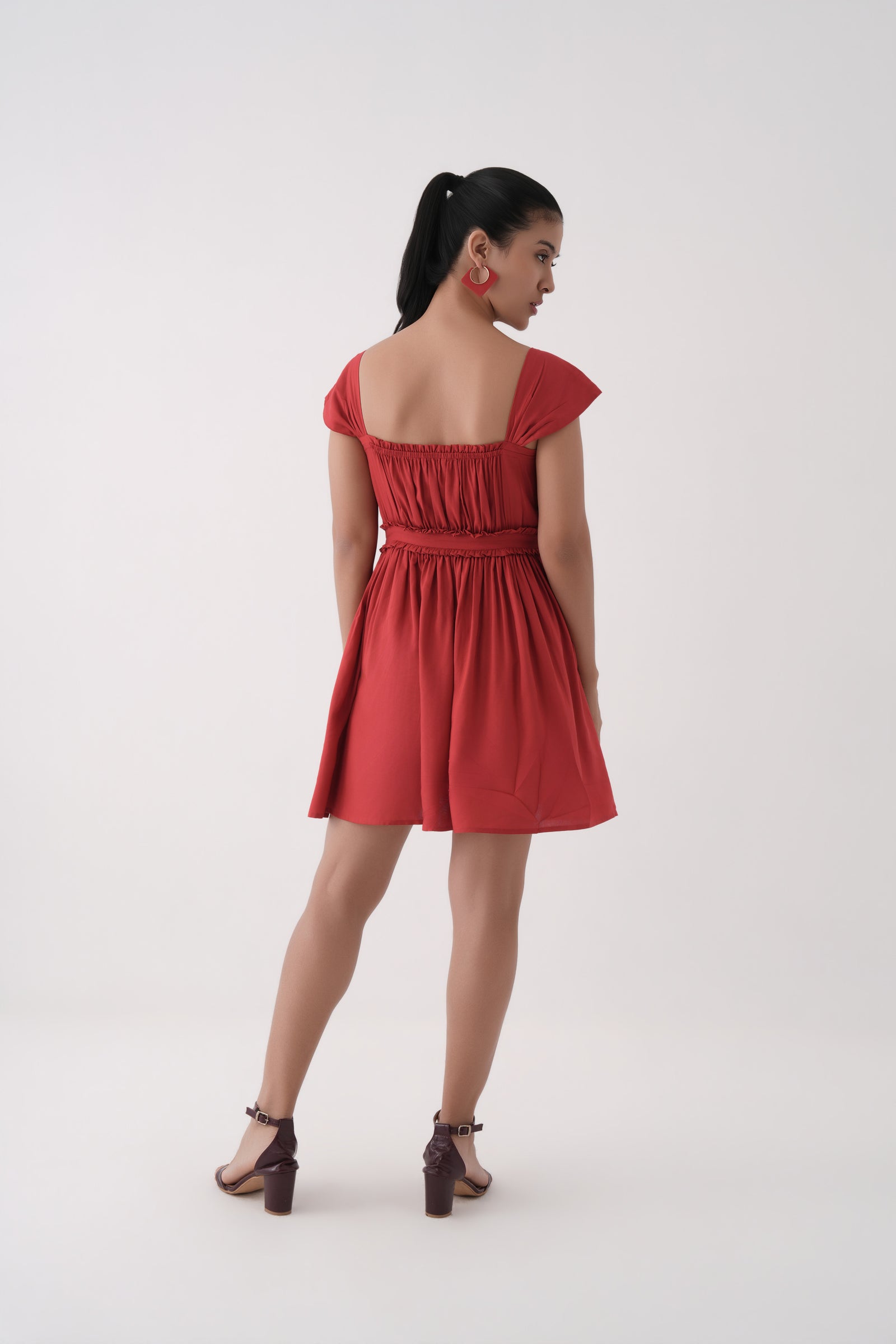 Ruched Bodice Dress