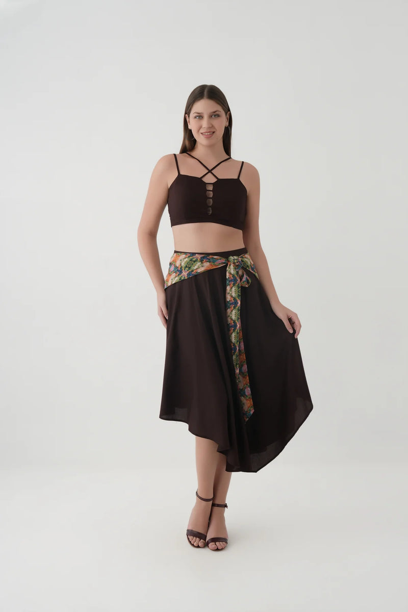 Scarf Tie Skirt