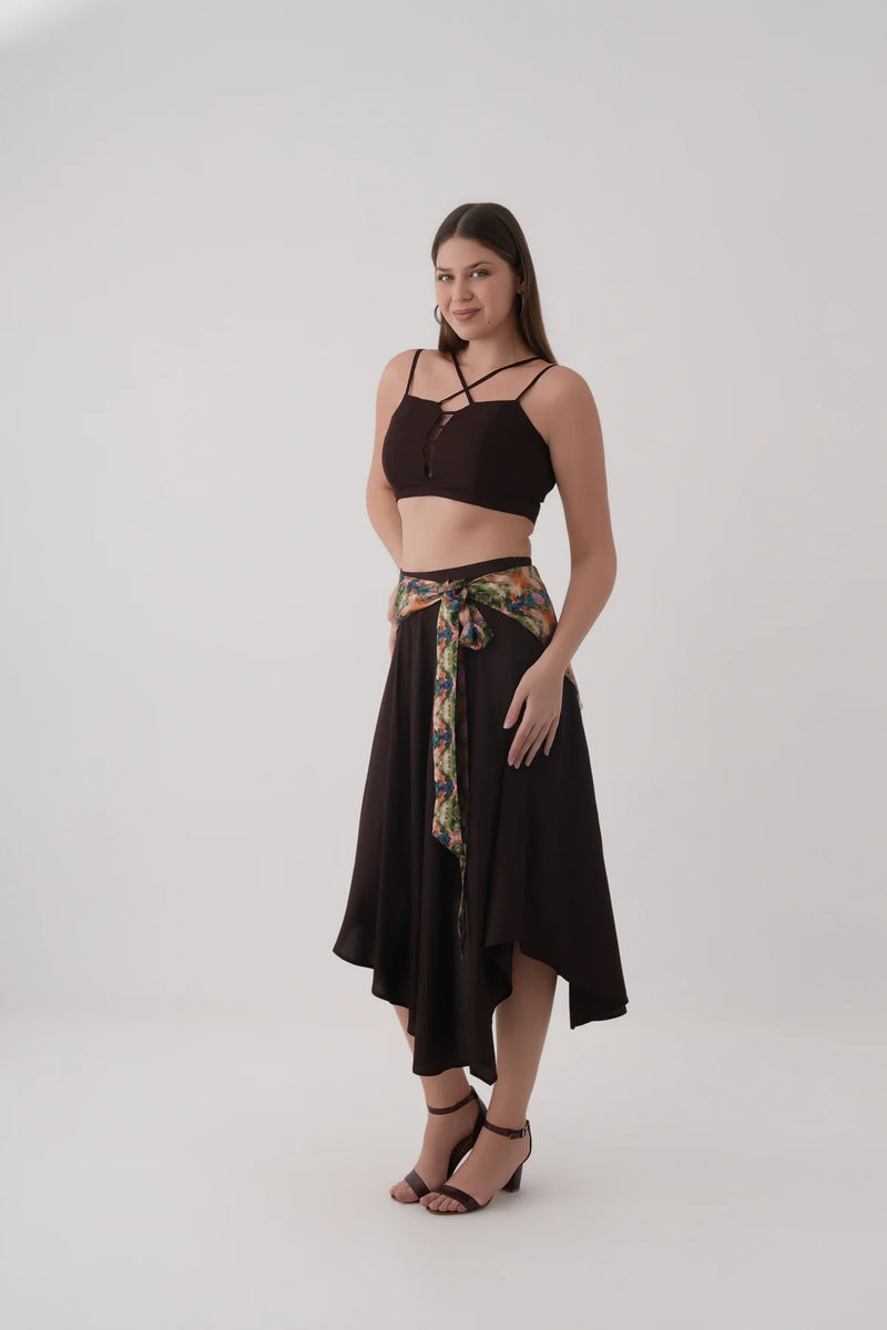 Scarf Tie Skirt