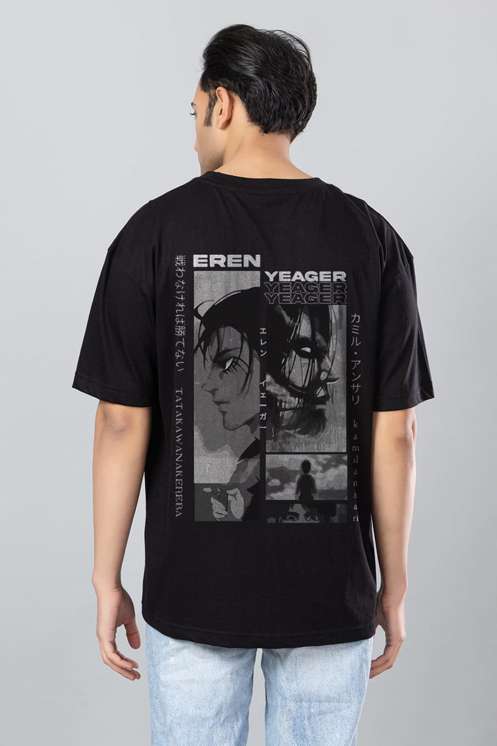 Eren Yeager Oversized Fit Tee