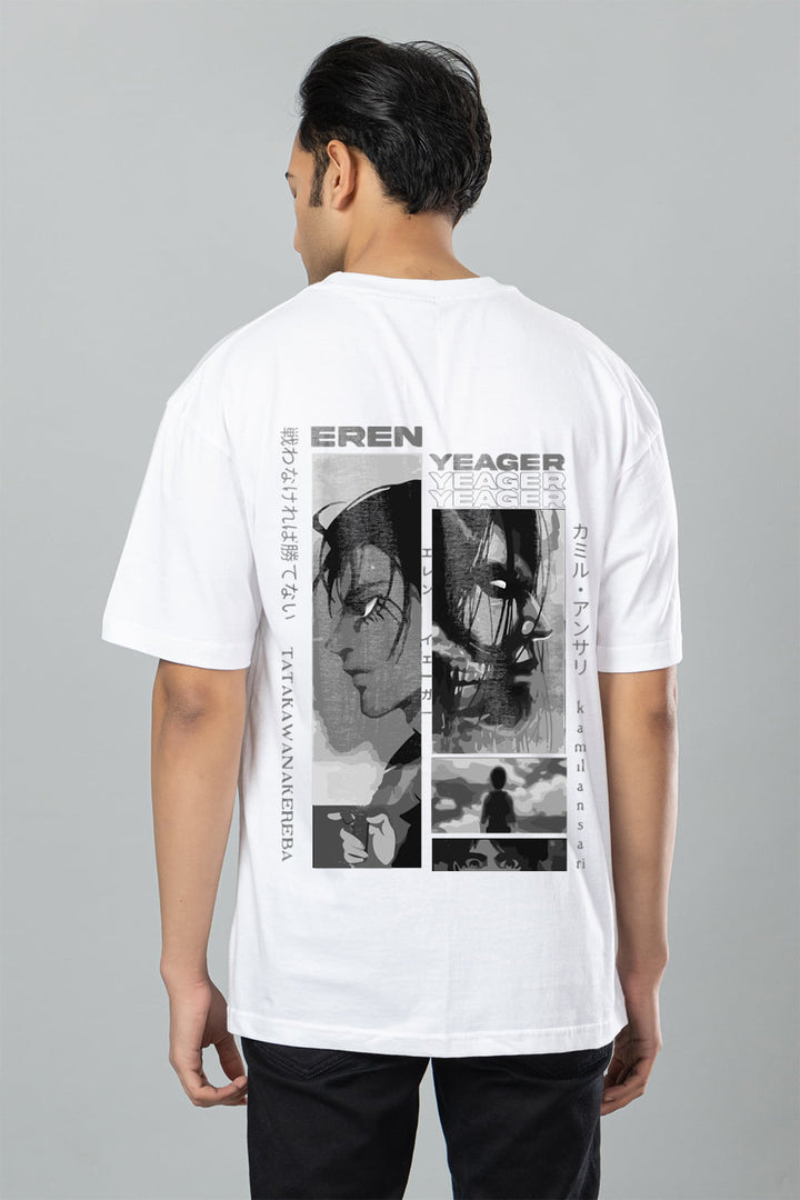 Eren Yeager Oversized Fit Tee