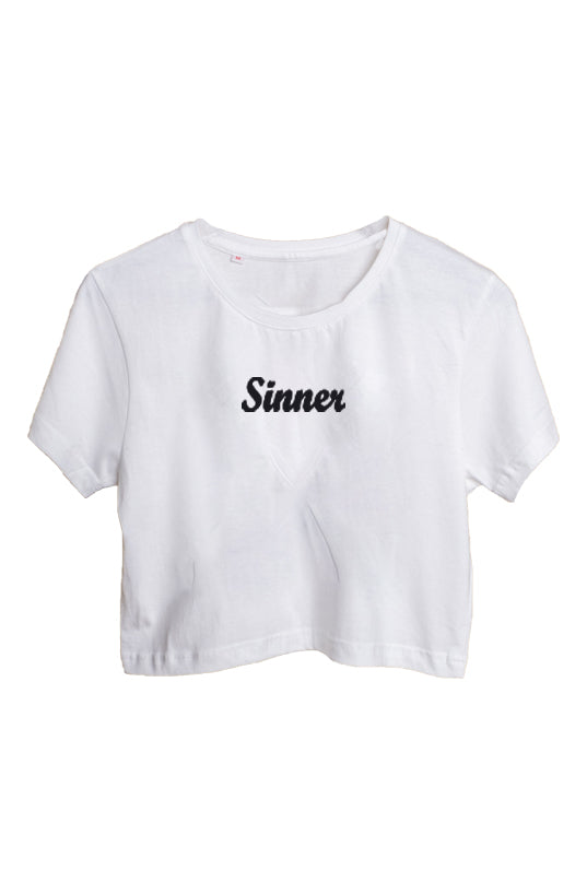 Sinner Crop Tee