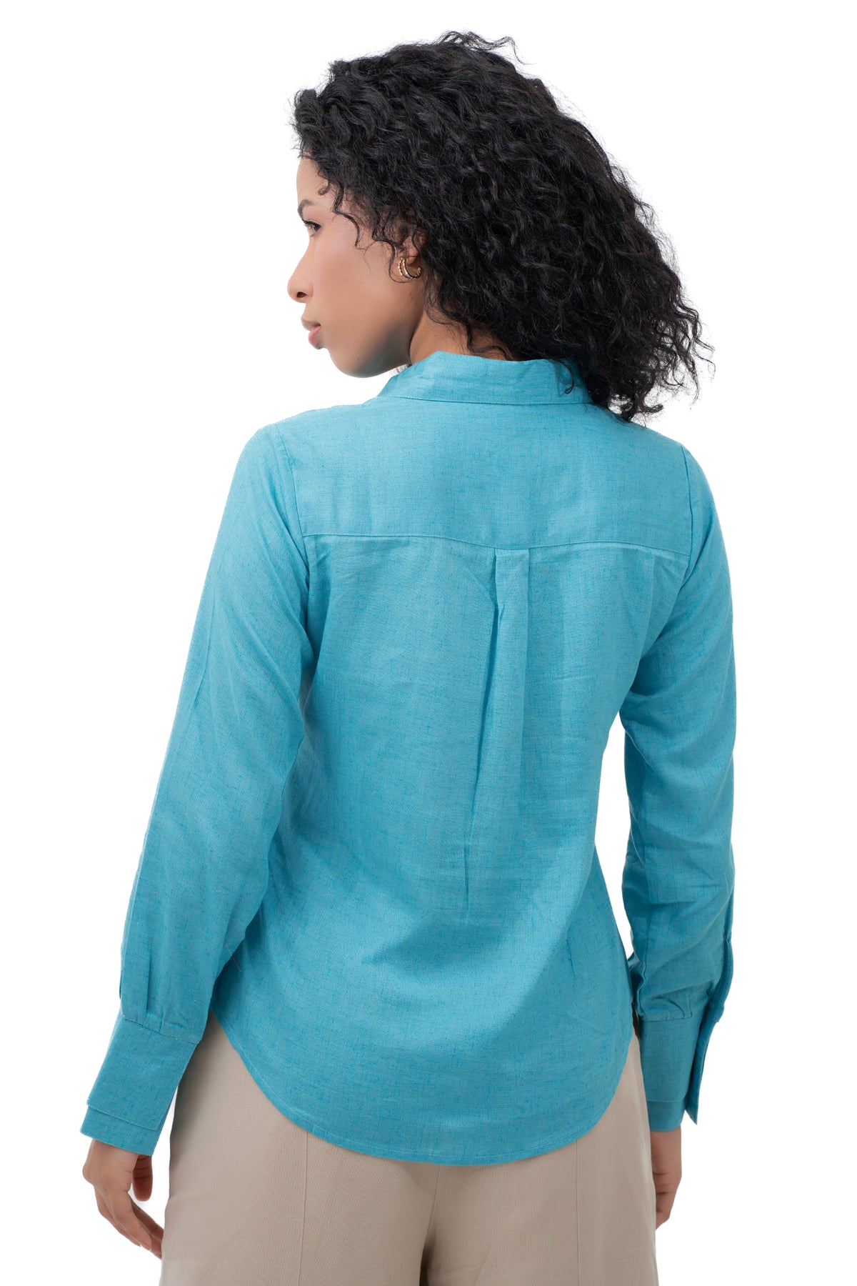 Zykaz Relaxed Fit Formal Shirt in Muai Blue